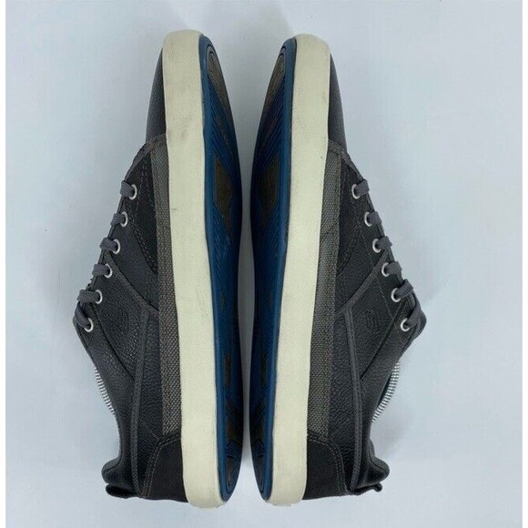 Skechers Planfix Romelo Leather Modern Relaxed Comfort Casual Black Shoe 10.5 - Picture 5 of 8